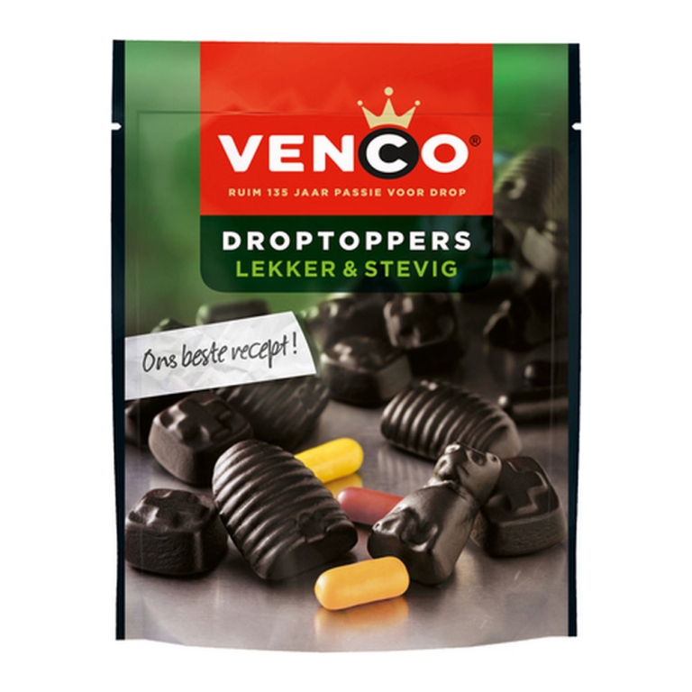 Venco | Droptoppers | Lekker & Stevig | 10 x 215 gram