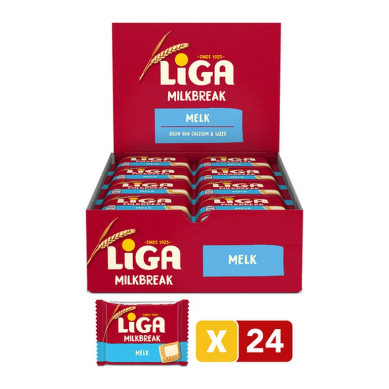 Liga | Milkbreak Melk | 24 stuks