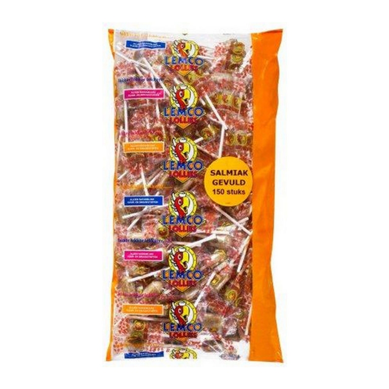 Lemco | Knots Salmiak lollies | 150 stuks