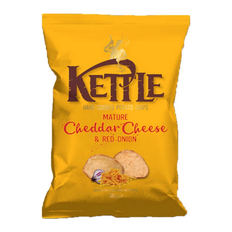 Kettle Chips | Cheddar Red Onion | 130 x 10 gram