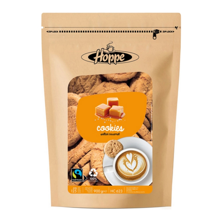 Hoppe | Cookies Salted Caramel | 900 gram