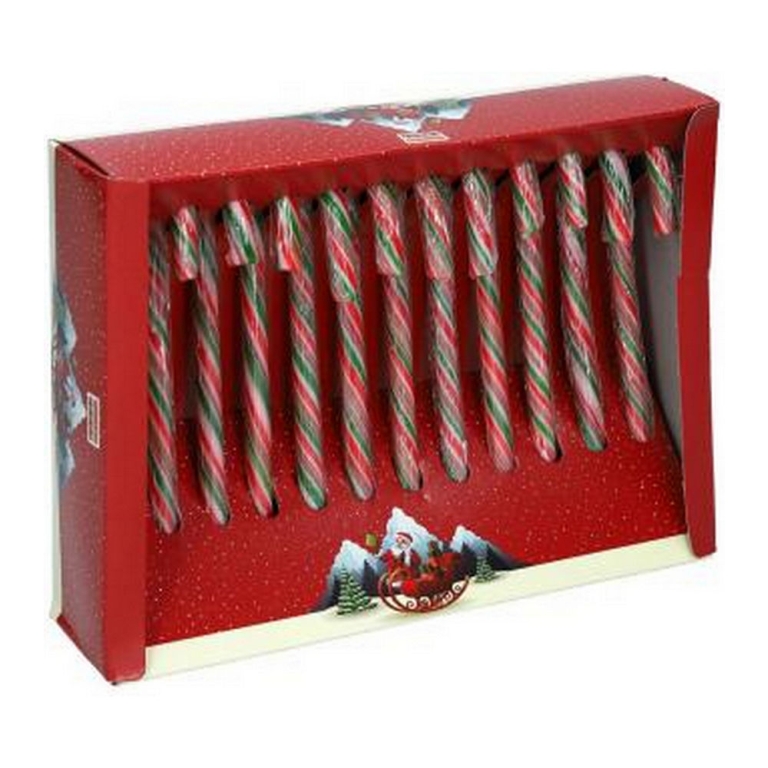 Holland Foodz | Candy Canes Rood-Wit-Groen Doosje | 144 gram