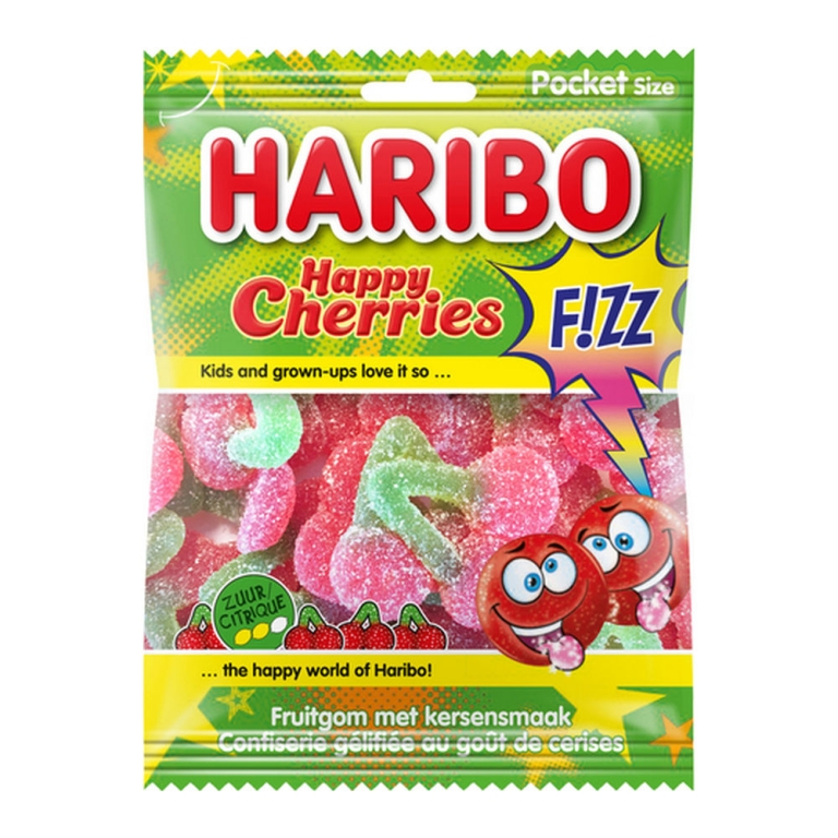 Haribo | F!ZZ | Happy Cherries | 28 x 70 gram