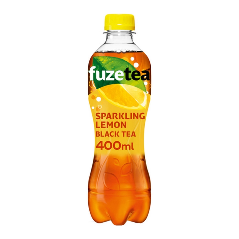 Fuze Tea Black Tea Sparkling | 12 x 0,4 liter