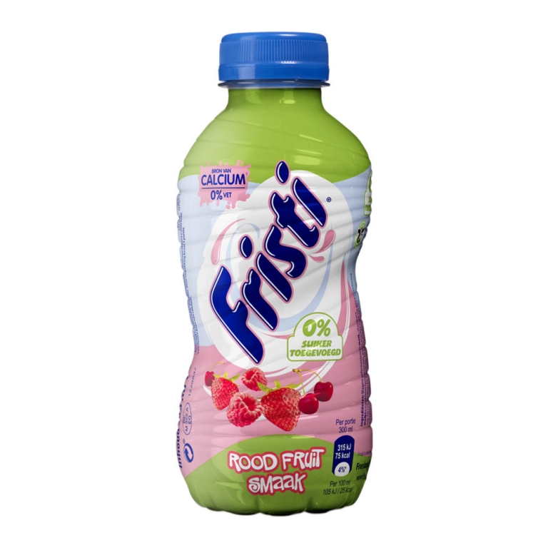 Fristi | Rood 0% | Pet | 12 x 300 ml