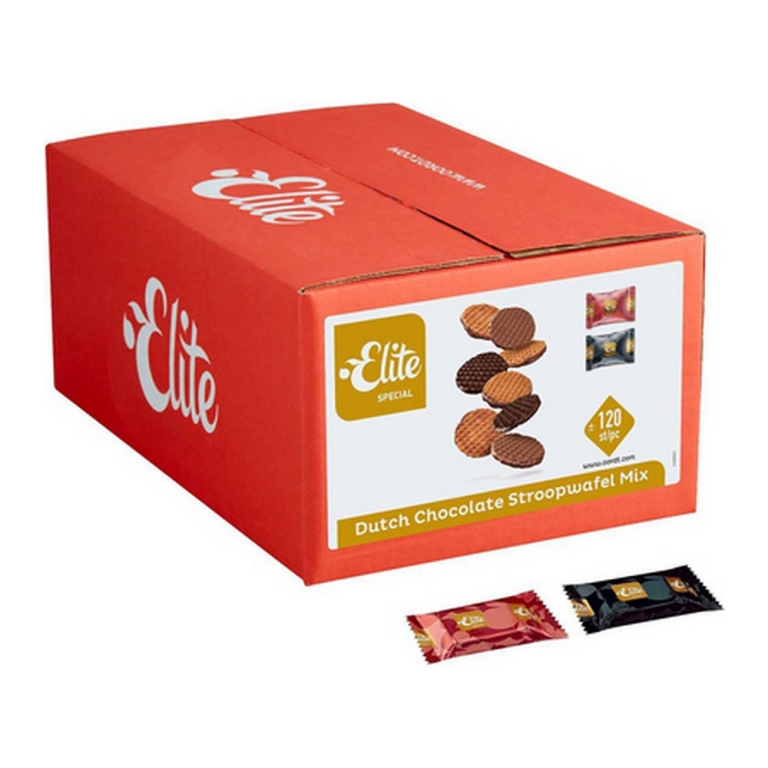 Elite | Dutch Chocolate Stroopwafelmix | 120 stuks