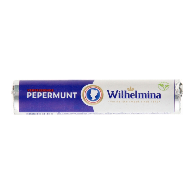 Wilhelmina | Pepermunt | Vegan Rol | 24 x 40 gram