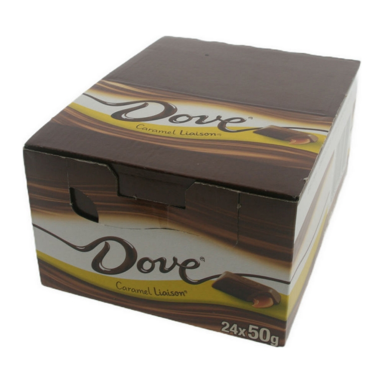 Dove | Caramel | Doos 24 repen