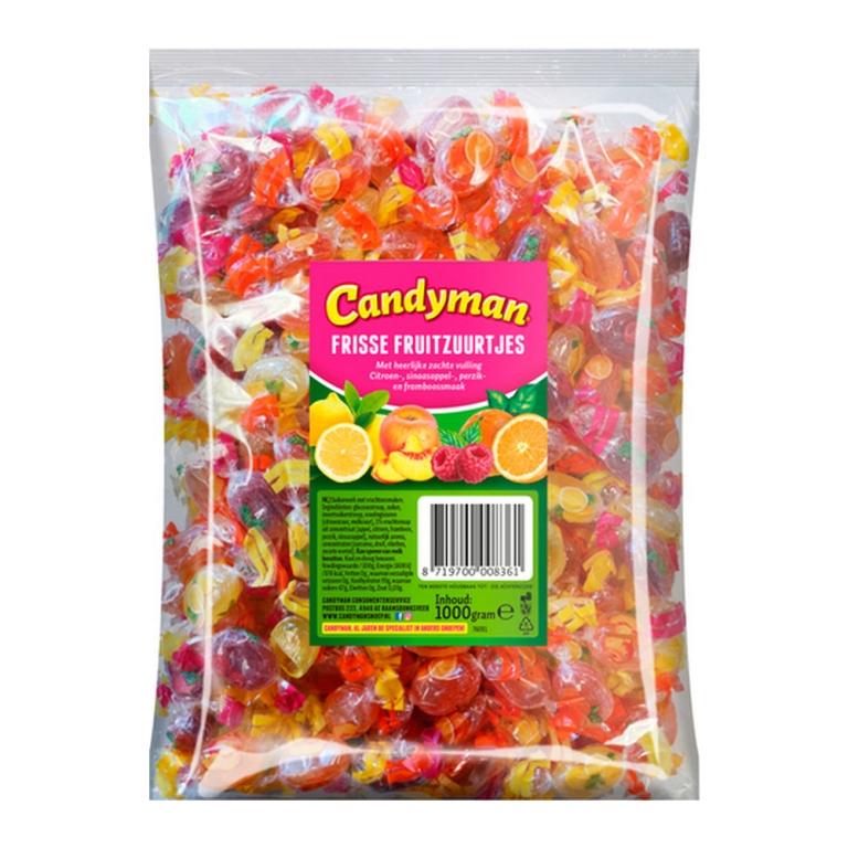 Candyman | Frisse Fruitzuurtjes | 1 kg