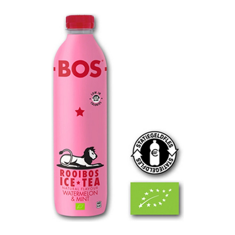 BOS | Ice Tea Watermelon & Mint Bio | Pet | 6 x 1000 ml