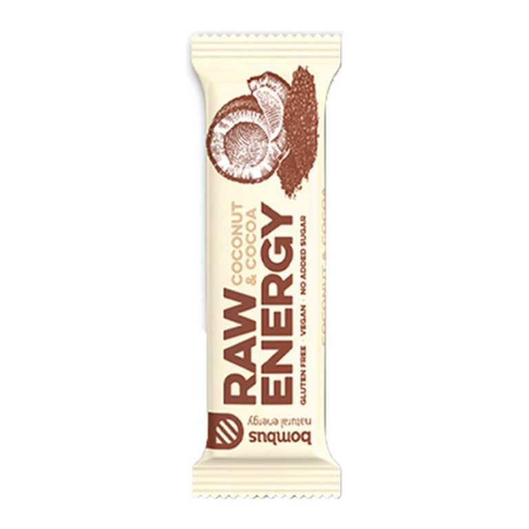 Bombus | Raw Energy Bar Coconut & Cocoa | 20 x 50 gram