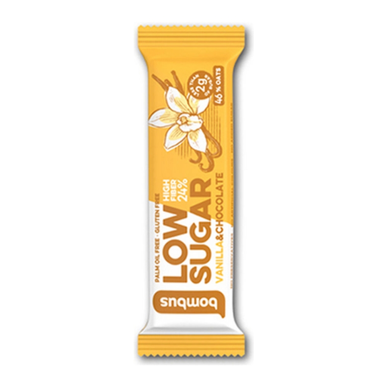 Bombus | Low Sugar Bar Vanilla & Chocolate | 25 x 40 gram