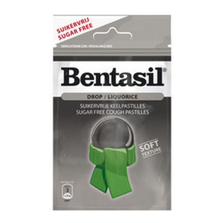 Bentasil | Drop zwart | 12 zakjes