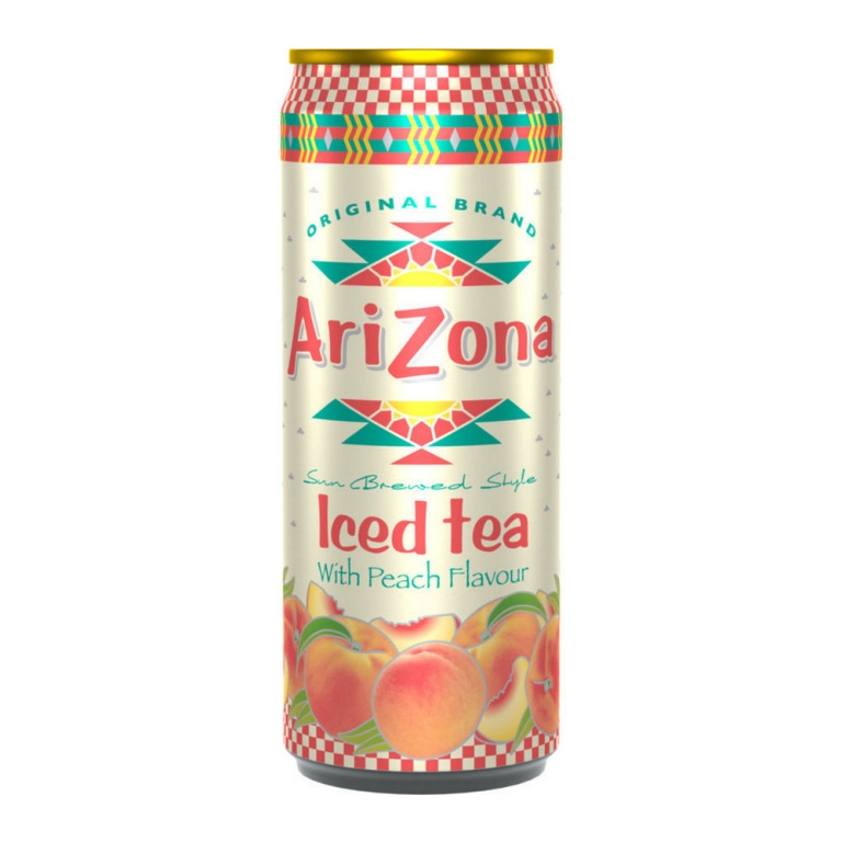 Arizona | Iced Tea Peach | Blik | 12 x 33 cl