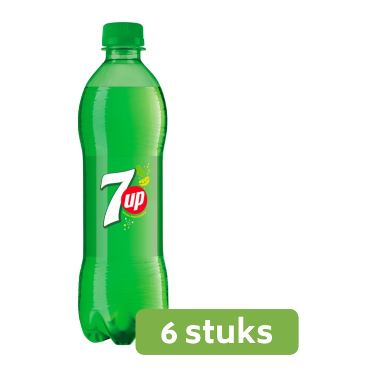 7Up Regular | Petfles 6 x 0,5 liter