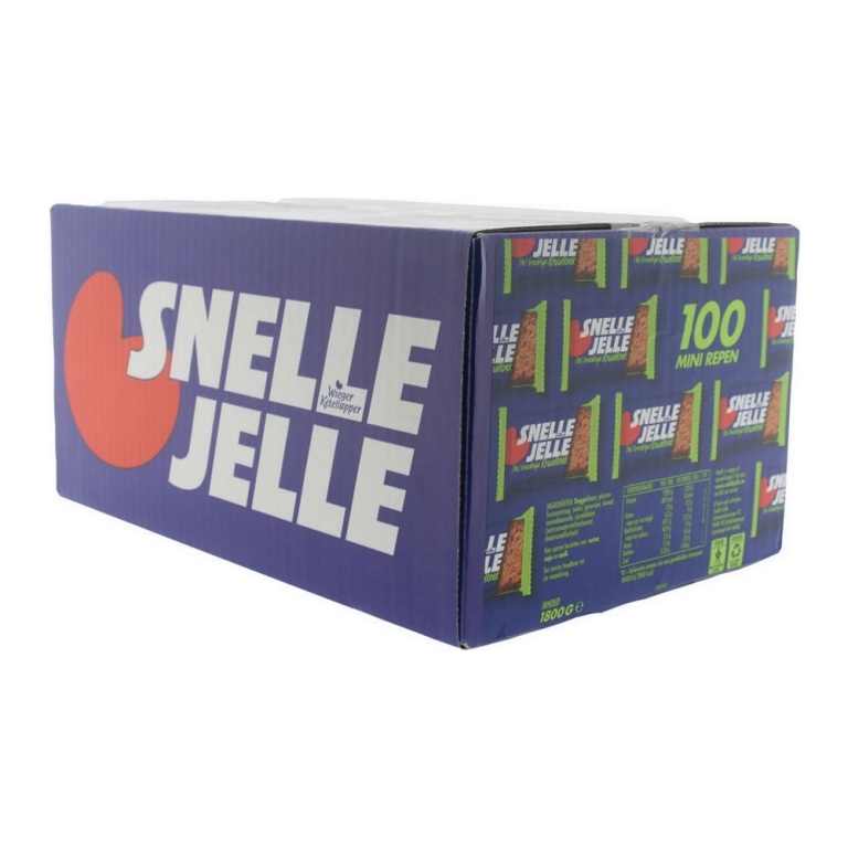 Snelle Jelle | Kruidkoek Mini | 100 x 18 gram