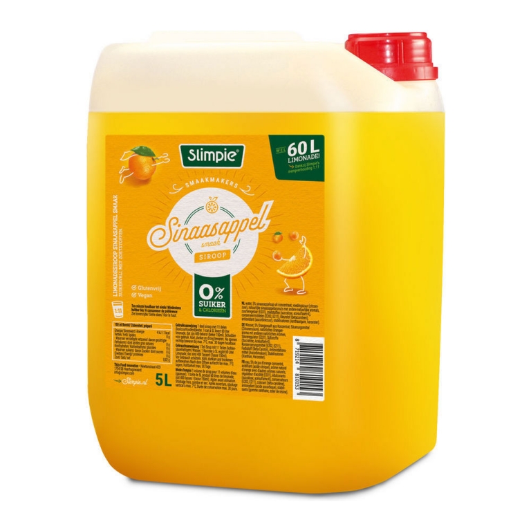 Slimpie | Limonade | Sinaasappel | 5 liter