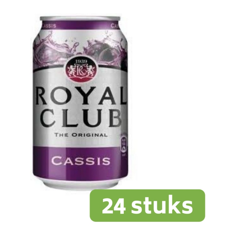 Royal Club Cassis | Blik 24 x 33 cl