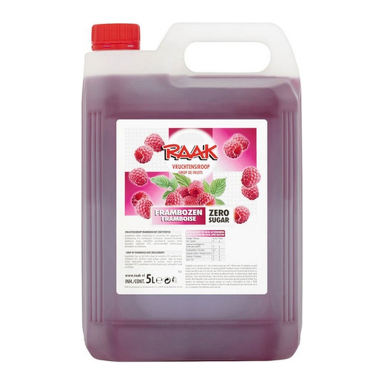 Raak | Siroop Zero Framboos | 5 liter