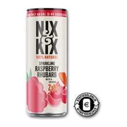 Nix & Kix | Raspberry Rhubarb | Blik | 24 x 250 ml