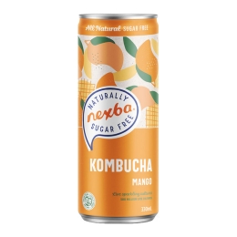 Nexba | Kombucha Mango | Blik | 12 x 33 cl