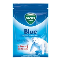 Vicks | Blue | Suikervrij | 20 x 72 gram