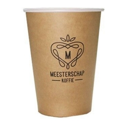 Meesterschap | Koffiebekers | Karton | 180 ml | 2500 stuks