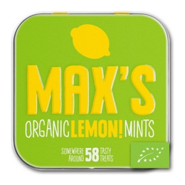 Max's Mints | Lemon Blikje Bio | 8 x 35 gram