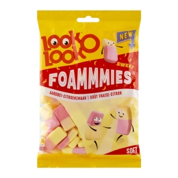 Look-O-Look | Foamies Strawberry-Lemon | 12 x 180 gram