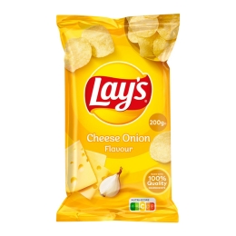 Lay's | Chips Cheese Onion | 18 x 200 gram | Let op: THT 8-2-2025