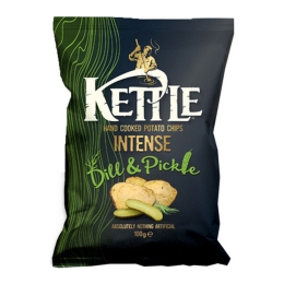 Kettle Chips | Intense Dill & Pickle | 10 x 100 gram