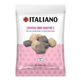 Italiano | Luchtige Drop Quattro's | 10 x 140 gram