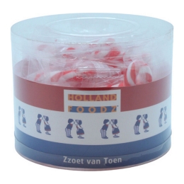 Holland Foodz | Candy Canes Mini Rood Wit | 30 x 5 gram