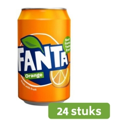 Fanta orange (DK) | Blik 24 x 33 cl