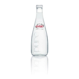 Evian | Pure | Glazen Flesjes | 20 x 33 cl