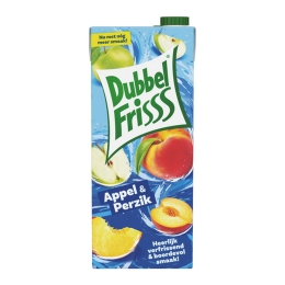 Dubbelfrisss | Appel-Perzik | 8 x 1.5 liter