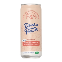 Drink A Flower | Peach&Lemon Bio | Blik | 12 x 25 cl