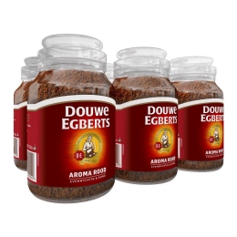 Douwe Egberts | Oploskoffie | Aroma Rood | 6 x 200 gram