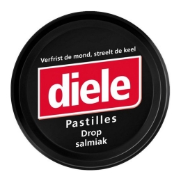 Diele | Keelpastilles | Drop Salmiak | 10 x 75 gram