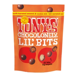 Tony's | Lil'Bits Melk Karamel Zeezout Biscuit | 8 x 120 gram