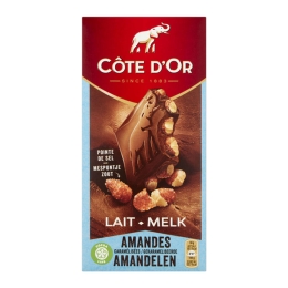 Côte d'Or | Bloc Melk Gekarameliseerde Amandel | 9 x 180 gram