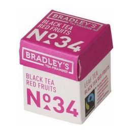 Bradley's | Piramini Black Tea Red Fruits N.34 | 30 stuks