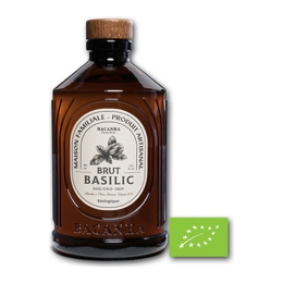 Bacanha | Sirop Brut Basil Bio | 6 x 400 ml