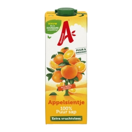 Appelsientje Sinaasappel | Vruchtvlees | Pak 12 x 1 liter