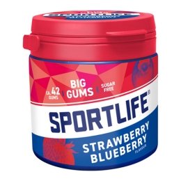 Sportlife | Strawberry & Blueberry Jar | 4 x 99 gram