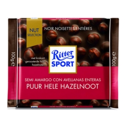 Rittersport | Puur Hele Hazelnoot | 10 stuks