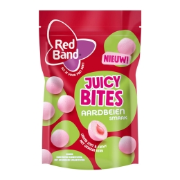 Redband | Juicy Bites Aardbeiensmaak | 8 x 145 gram